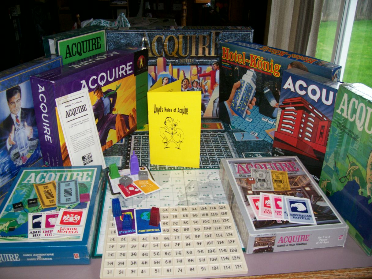 Vintage Acquire Games