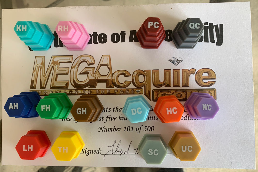 MEGAcquire GOLD Hotel and Corporation Markers